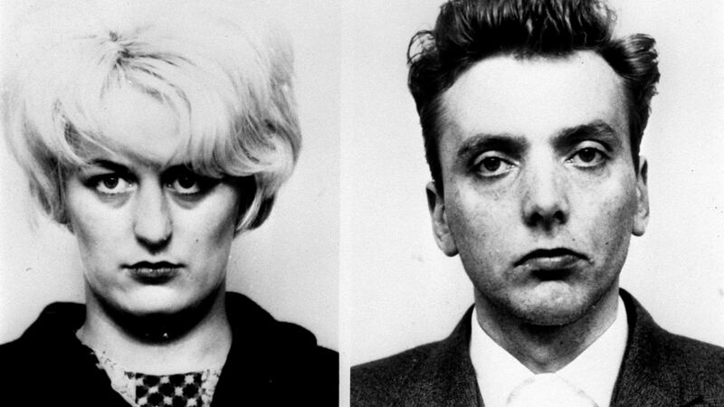 Moors murderers Myra Hindley and Ian Brady. The pair  sexually abused and killed five youngsters before burying their bodies on the moors outside Manchester.  Photograph: Greater Manchester Police/PA Wire