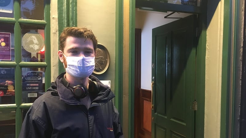 Film maker Ciaran Hickey says there is a sense that Kildare is being singled out but he understands the public health necessity. Photograph: Mark Hilliard