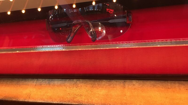 The suspended Trabant and U2 wall are gone, but Hard Rock Cafe Dublin still has a few U2 items, including Bon’s glasses