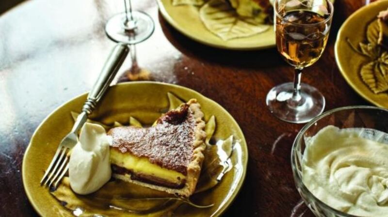 Rory O’Connell’s medjool date and vanilla tart.