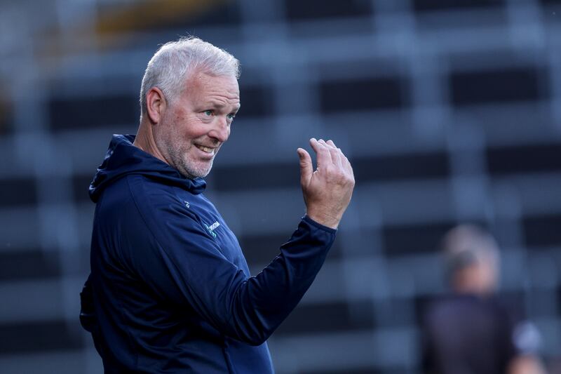 Na Piarsaigh manager Shane O’Neill on the sideline at this year's Limerick hurling final. Photograph: Ben Brady/Inpho