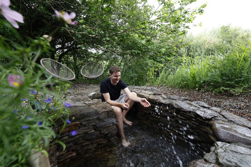 Cian Boland's plunge pool in Kerry. Photograph: Nick Bradshaw