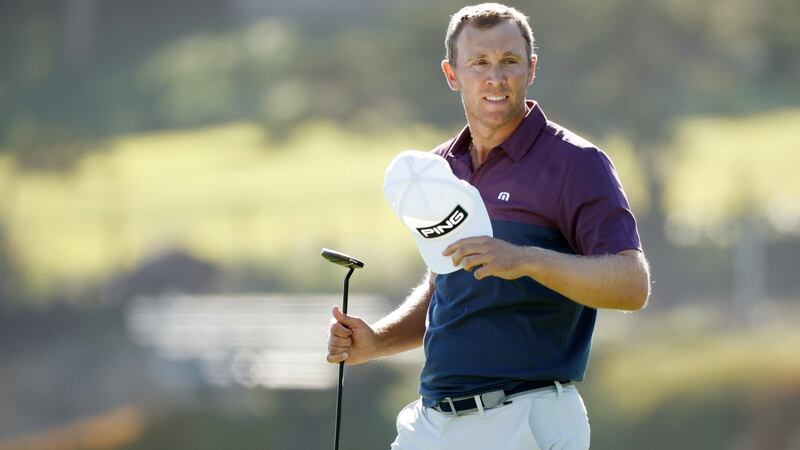 Séamus Power at Pebble Beach in February. Photograph:  Cliff Hawkins/Getty