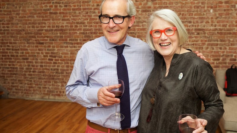 Ballymaloe Litfest director Rory O’Connell  with one of the festival’s founders, Darina Allen