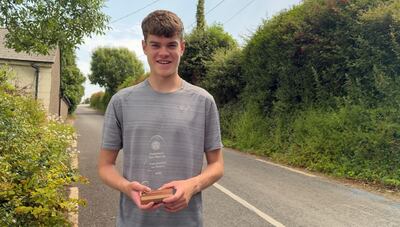 Naoise Mac Murchadha, a roghnaíodh mar Cheannródaí Mheánscoil San Nioclás i mbliana.