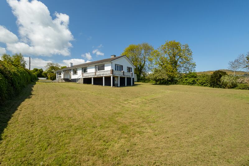 The house is elevated to maximise views