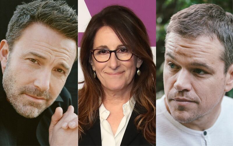 Ben Affleck, Nicole Holofcener and Matt Damon. Photographs: Magdalena Wosinska/NYT, Dan MacMedan/Getty and Elizabeth Weinberg/NYT