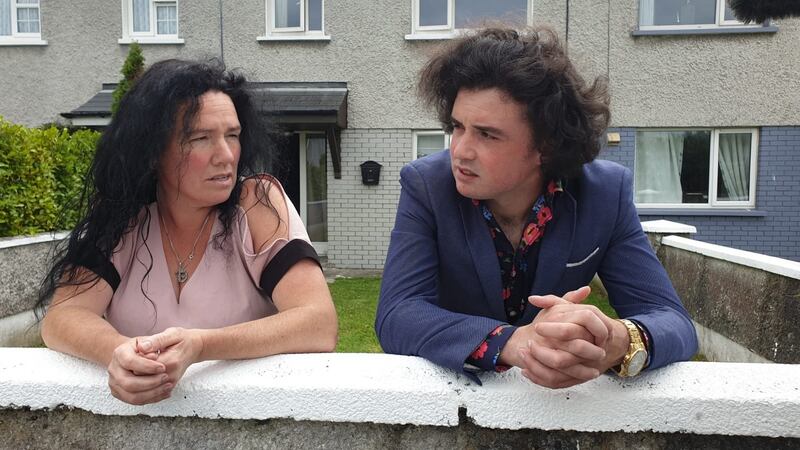 Martin and his mum in John Connors’ Acting Academy