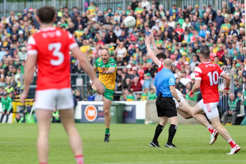 Michael Murphy probably wasn't on fixture-makers' minds when they were deciding when Donegal would play next. Photograph: Lorcan Doherty/Inpho