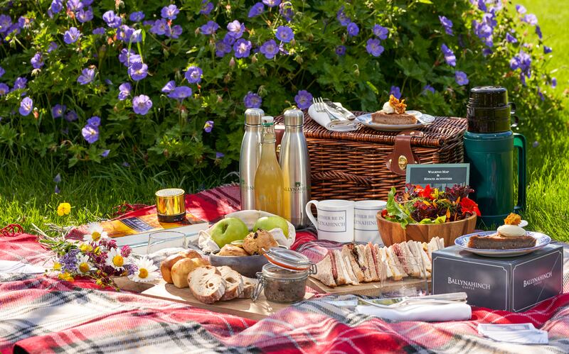 Ballynahinch Castle has a menu of different picnic options, open to non-residents as well as hotel guests.