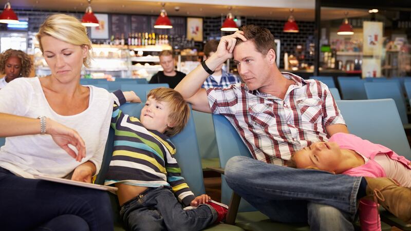 Keeping the kids entertained can make the wait seem shorter