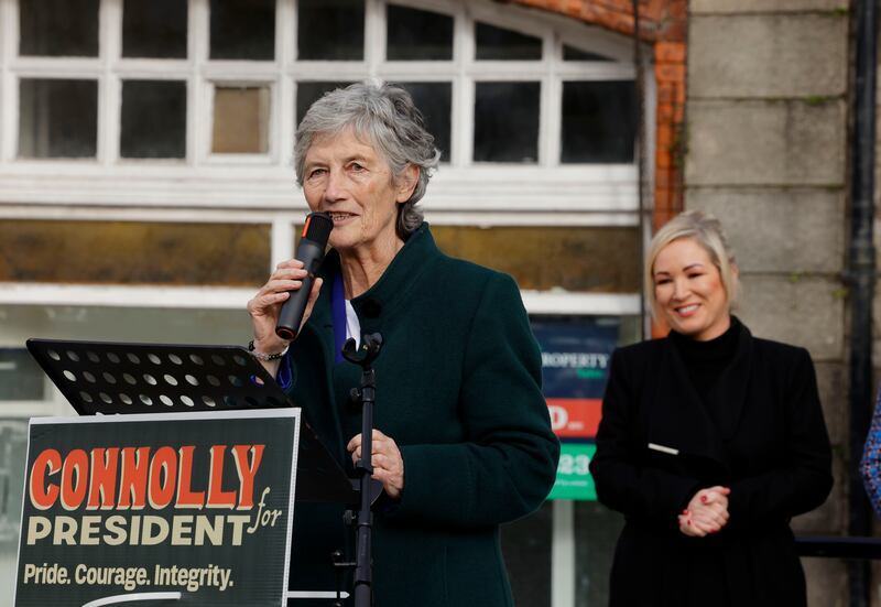 First Minister Michelle O’Neill – who is, of course, not a head of state – may be among Catherine Connolly's first phone calls as president. Photograph: Alan Betson/ The Irish Times