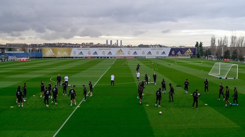 Real Madrid’s players will arrive in Barcelona at lunchtime on Wednesday. Photo: Javier Soriano/AFP via Getty Images