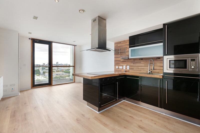 Balcony off the kitchen/living area