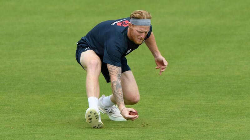 England captain Ben Stokes during a nets session at the Ageas Bowl, Southampton, on Tuesday. Photograph: Stu Forster/Pool/PA Wire