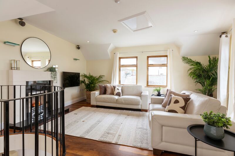 Upstairs living room.