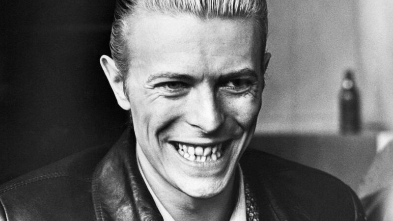 A file photo taken in  1976 of   David Bowie   The  musician  turned 69  on January 8th, which coincided with the release of ‘Blackstar’, his 25th studio album. Photograph:  AFP