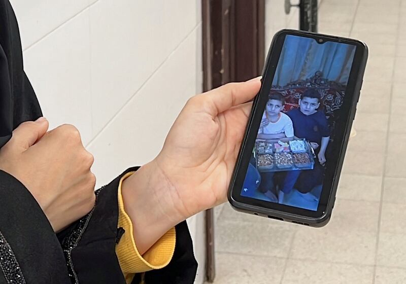 Two of the children of the Alnajjar family who were killed in an Israeli airstrike, in Khan Younis in the southern Gaza Strip, on May 24th. Photograph: Reuters/Hussam Al-Masri