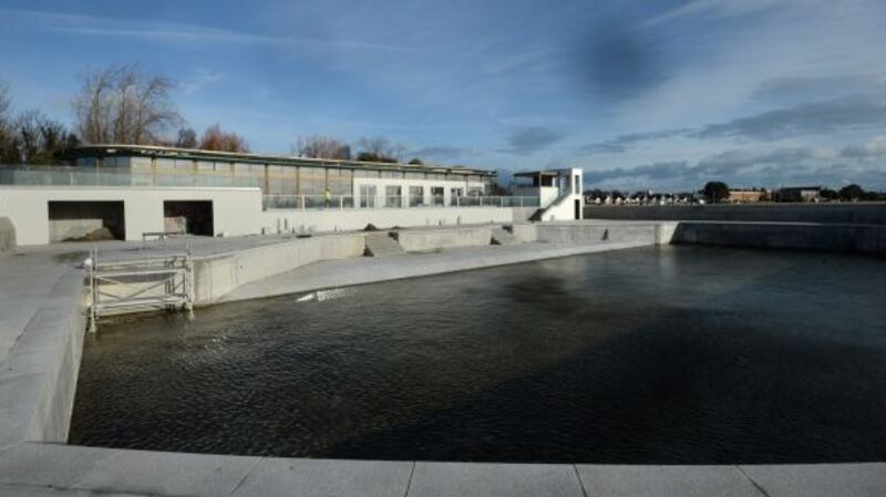 The Baths, at Clontarf, Dublin 3, which is to open to the public next week. Photograph: Dara Mac Dónaill