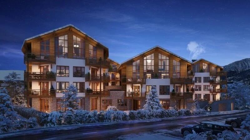 France: With 40 units in five buildings, the area is well regarded by families for skiing