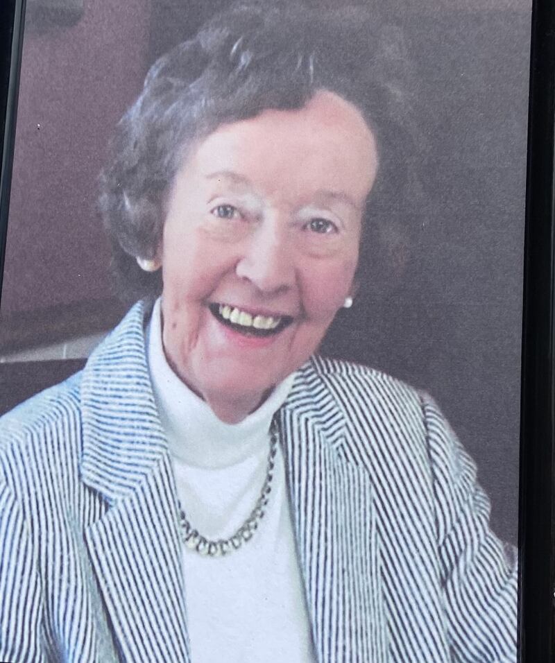 At Betty Searson’s funeral the gathering was told that she enjoyed a happy and long life.