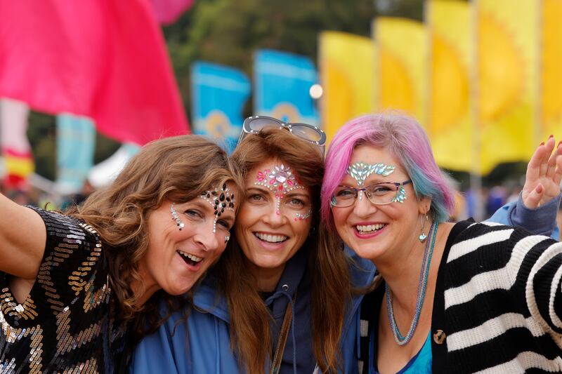 Barbara Creed, Ellen Wallace and Paula Quinn from Cork and Limerick. Photograph: Alan Betson / The Irish Times

