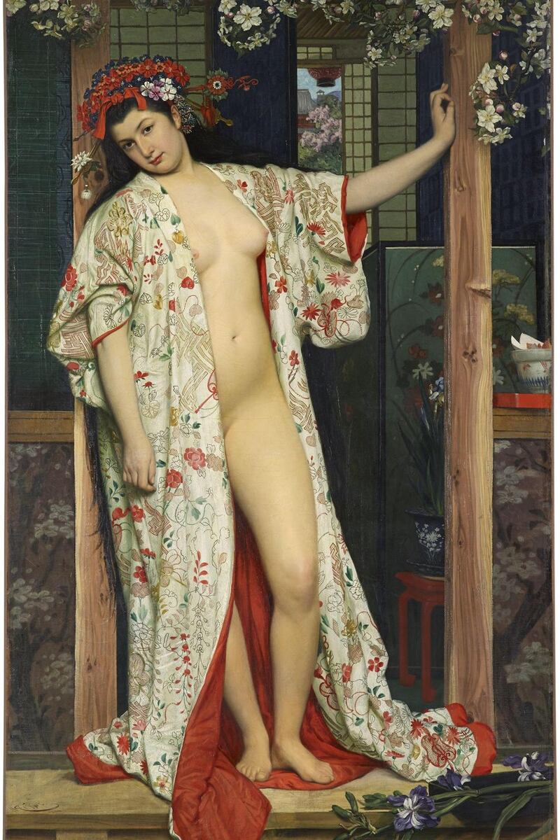 Japanese Woman in the Bath, 1864, Musée des Beaux-Arts de Dijon
