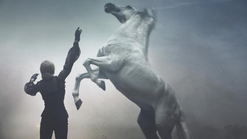 One of a pair of Steven Klein prints titled Madonna Rides Again, estimated at £10,000-€15,000