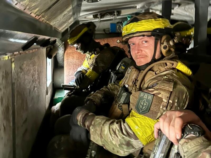 Alexander Fortuna, chief of staff of the Russian Volunteer Corps (RDK). Photograph courtesy of the Russian Volunteer Corps