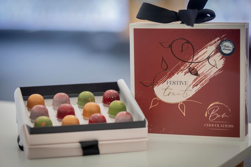 Festive treats selection from Bon Chocolatiers
