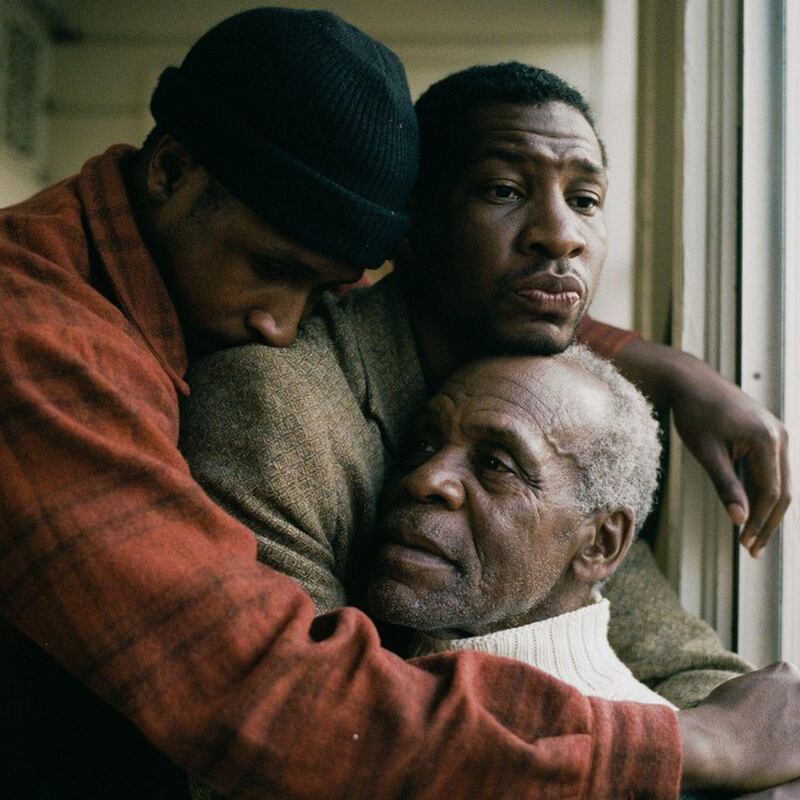 Jimmie Fails, Jonathan Majors and Danny Glover in The Last Black Man In San Francisco. Photograph: David Moir / A24
