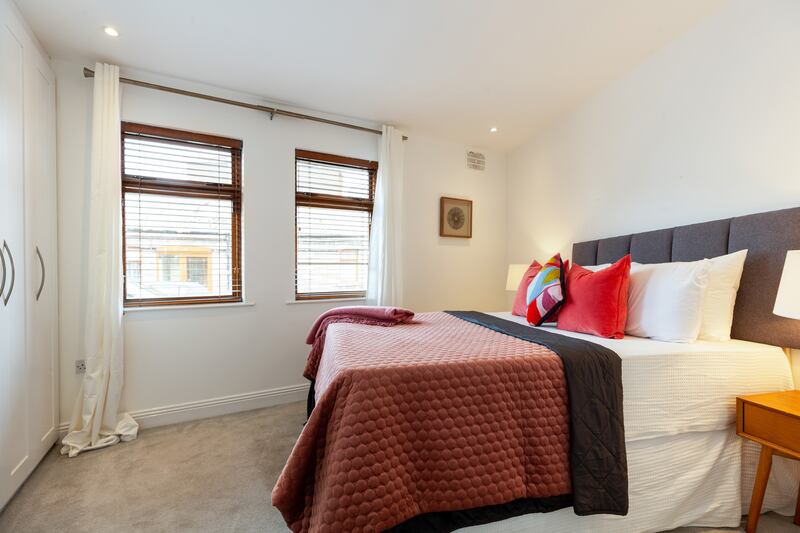 The property has four bedrooms.