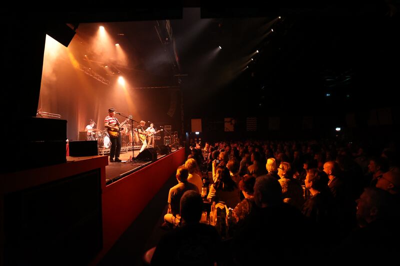 Haircut 100 playing at Vicar Street, Dublin. Photograph: Nick Bradshaw