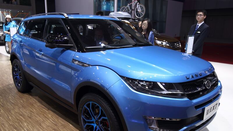Not a Range Rover: This is the  Landwind X7 SUV, which a Beijing court has ordered Jiangling to cease production
