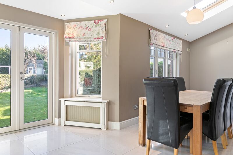 Dining area: 50 Rathdown Park, Terenure, Dublin 6W, extends to 215sq m (2,314sq ft) and has a D2 Ber.