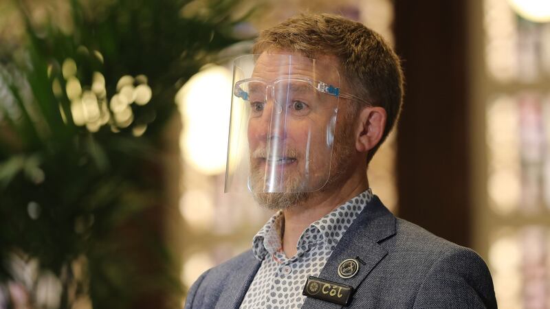 Cól Campbell, managing director, Bewleys cafe Grafton Street on Thursday morning. Photograph: Nick Bradshaw/The Irish Times