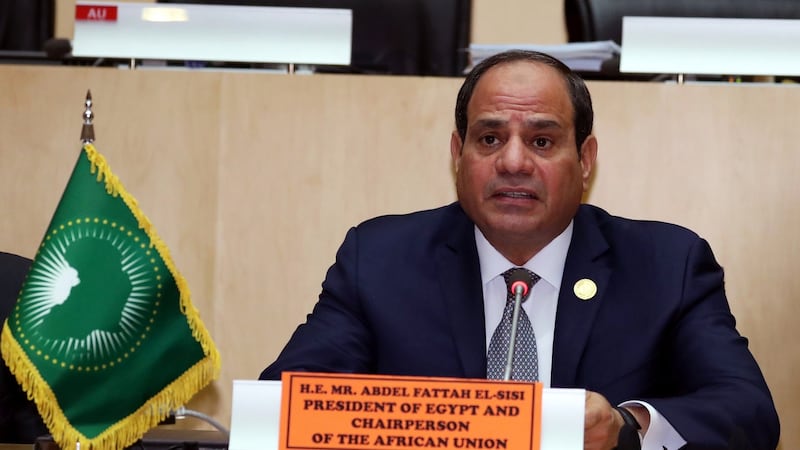 The proposed amendments would allow Mr Sisi, who is scheduled to step down in 2022, to run for two more six-year terms. Photograph: Tiksa Negeri