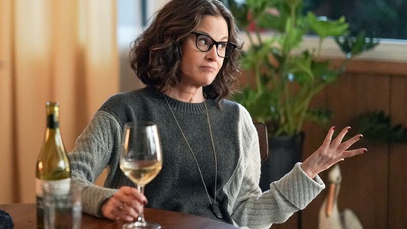 Ally Sheedy in Single Drunk Female. The comedy, costarring Sophia Black-D’Elia, streams from Wednesday on Disney+