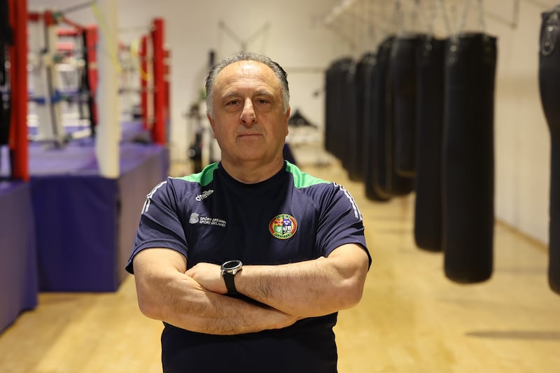 Zauri Antia, the Georgian boxing coach who has trained most of our Olympic boxers over the past 20 years at the Sports Ireland Institute in Abbotstown. Photograph: Nick Bradshaw