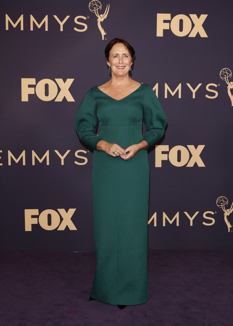 Emmys fashion: Fiona Shaw. Photograph: Nina Prommer/EPA