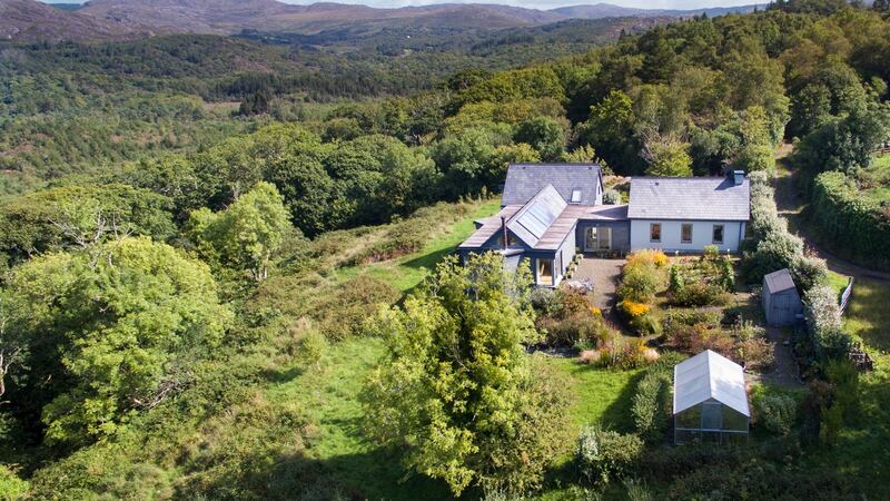 Coorannel House, Glengarriff, Co Cork. This 287sq m house, built on the edge of a nature reserve, is for sale with Sherry FitzGerald O’Neill for €695,000