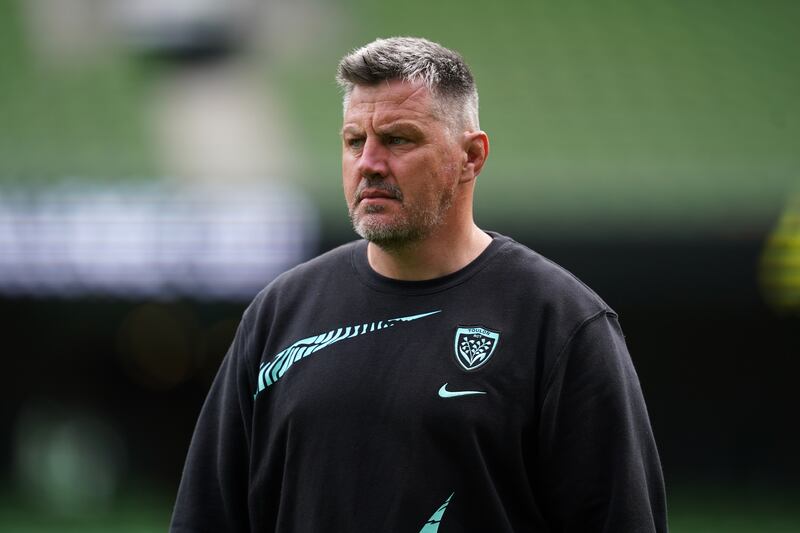 Toulon assistant coach James Coughlan during the captain's run at the Aviva Stadium ahead of Friday night's Challenge Cup game against Glasgow. Photograph: Brian Lawless/PA Wire
