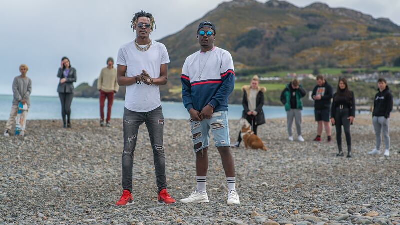 CJ and Sammy aka The Bray Side Boyz. Photograph: Arthur Janowsky