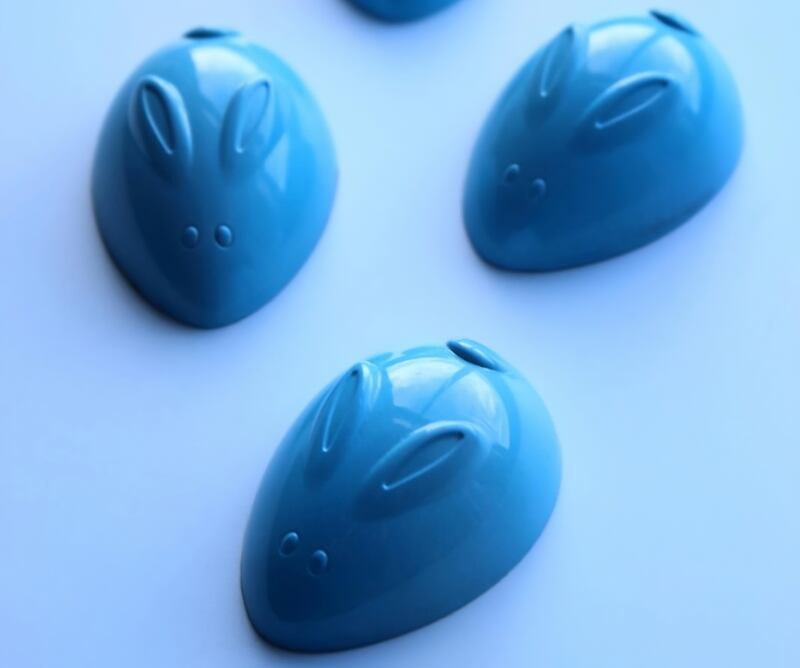 Easter bunnies from Temptation Chocolate
