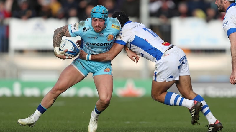 The return of Jack Nowell has added to Exeter Chief’s attacking game. Photograph: David Davies/PA Wire