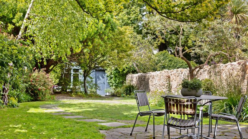 Back garden designed by Verney Naylor in the 1980s – Jane has a chart with details of the original planting