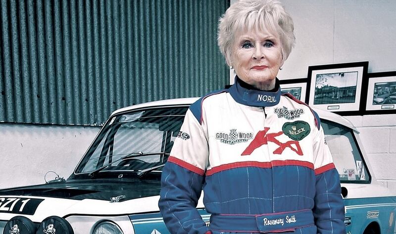 Rosemary Smith is the only woman ever to win  the Dutch ‘Tulip’ Rally in 1965. Photograph: Beta Bajgart/A Woman’s Work