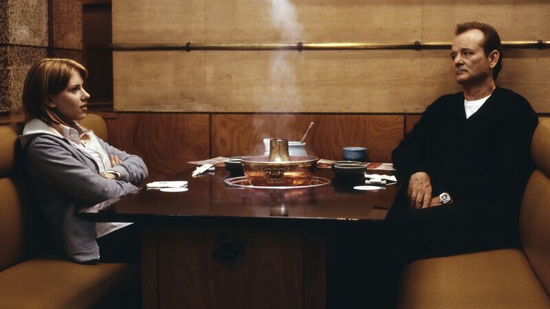 Scarlett Johansson and Bill Murray in Lost in Translation.