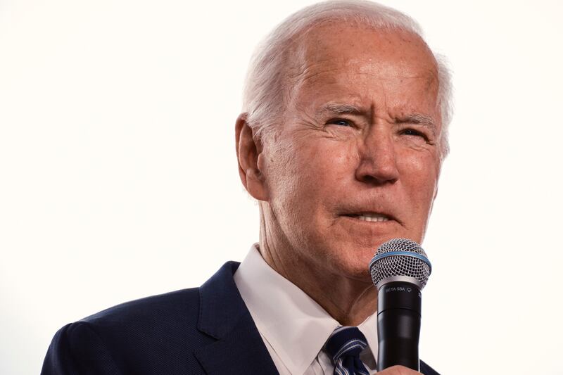 President Joe Biden delivers remarks after touring the Taiwan Semiconductor Manufacturing Co.’s facility in Phoenix on Tuesday, Dec. 6, 2022. TSMC plans to outline a $40 billion plan on Tuesday to expand and upgrade a U.S. production hub in Phoenix. (T.J. Kirkpatrick/The New York Times