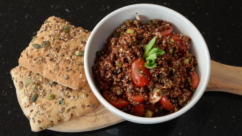 Quinoa salad. Photograph: Cyril Byrne